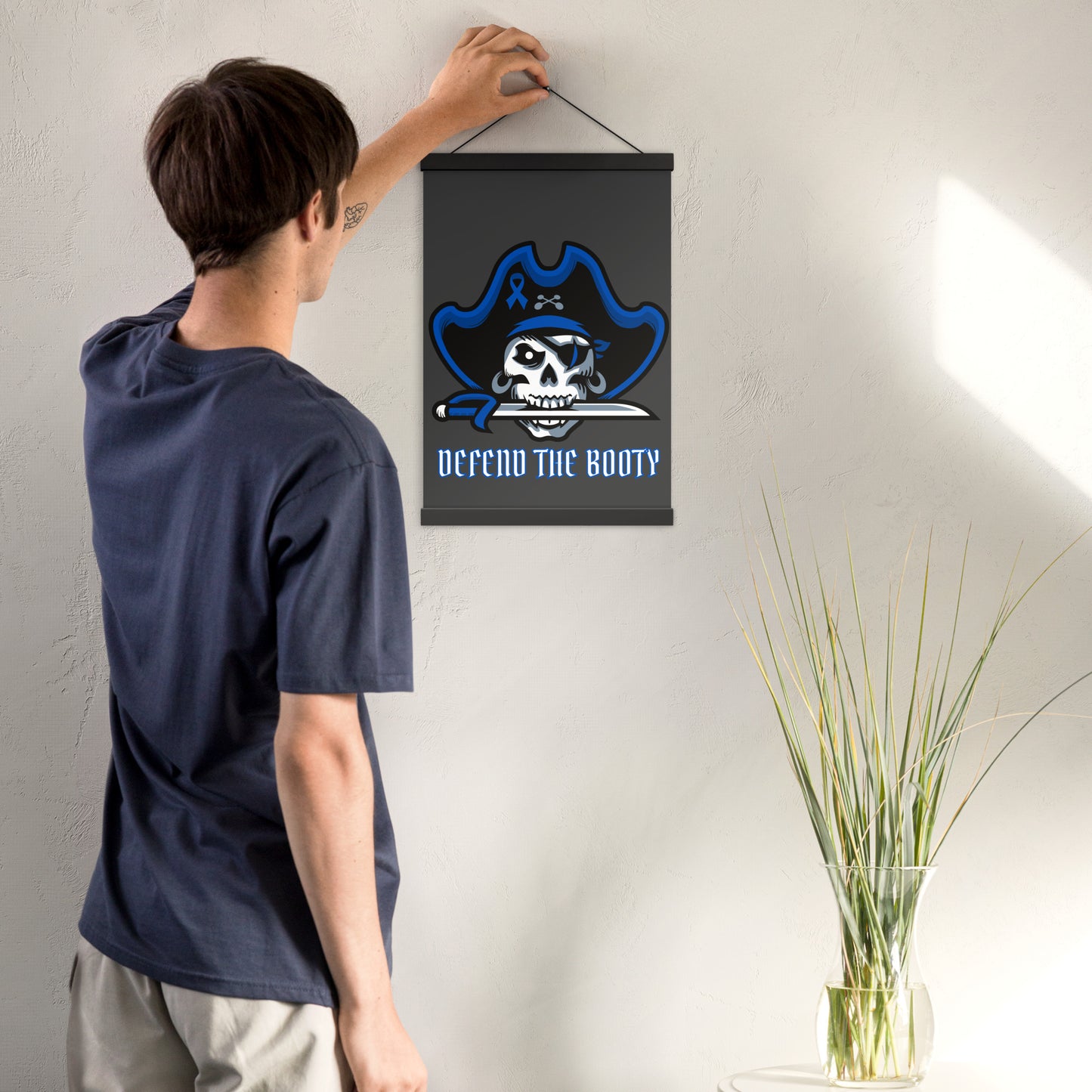 Defend The Booty Poster with hangers
